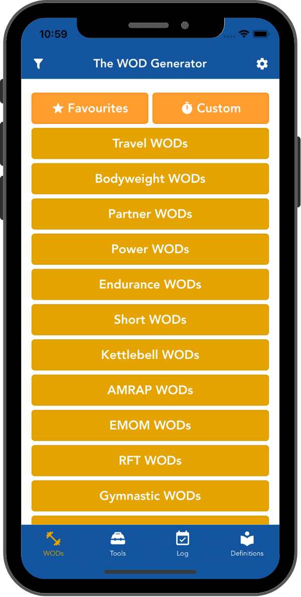 The WOD Generator App